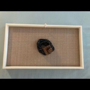 Navy Blue Thai Beaded Bracelet